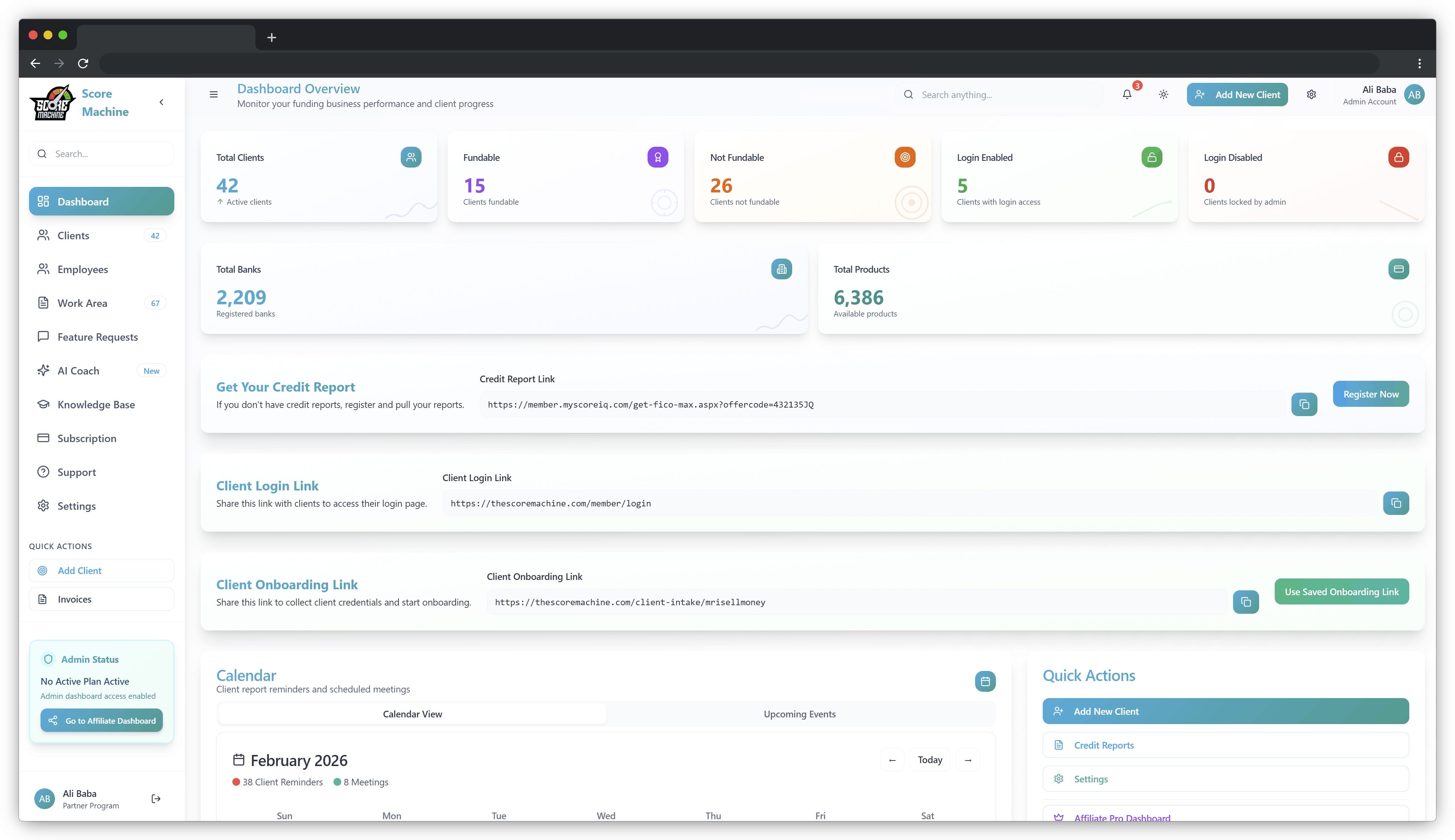 The Capsol dashboard preview
